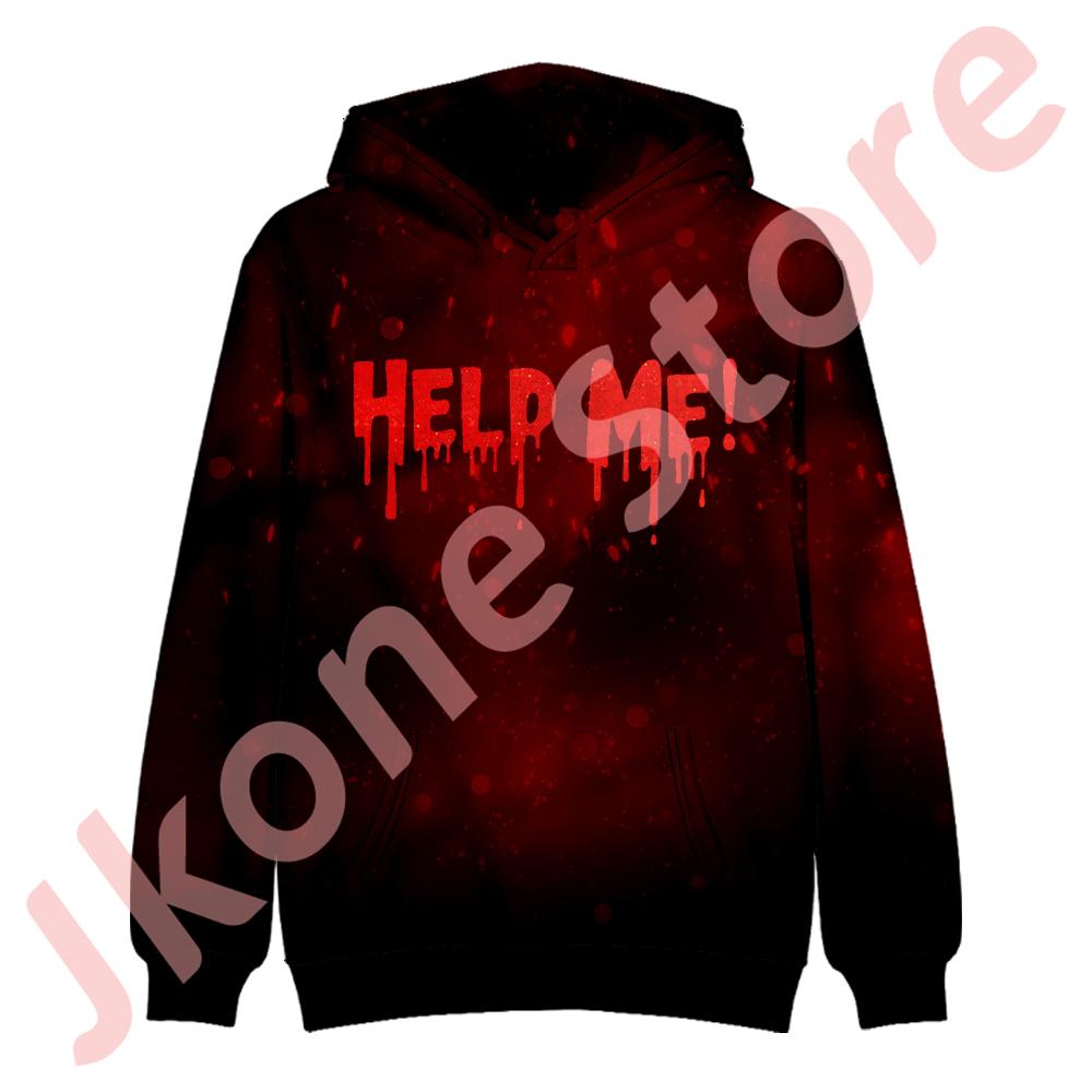 Help Me Bloody Hoodies Halloween Blood Horror Pullovers Women Men Fashion Hooded Sweatshirts