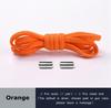 Elastic Shoelaces Round Metal Lock Shoe Laces Without Ties Convenient And Safe Lazy Shoes Lace For Sneakers Accessories