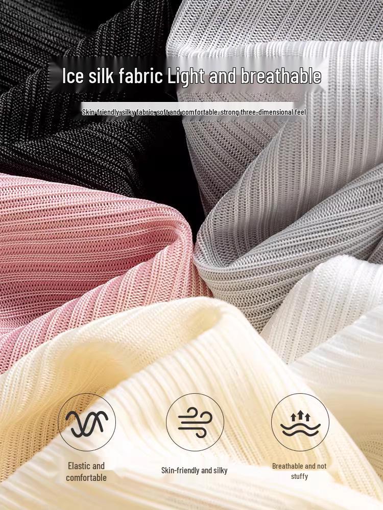 Women's Seamless Anti-Exposure Ice Silk Safety Pants - Non-Rolling, Thin Base Layer for Skirts, Summer Wear