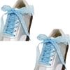 1 Paar Elegante Spitzen-Schnürsenkel für Damen und Mädchen Freizeitschuhe Sneaker 3 cm Breit Flache Schnürsenkel Ersatz