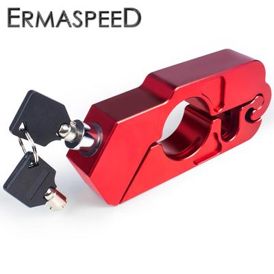 Motorcycle Handlebar Lock CNC Anti-Theft Motor Lock Security Safety Locks For Motorcycle Scooter Dirt Bike Motocross Street