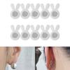 Allergy Proof Silicone Earring Backs With Acrylic Support Heavy Earring Stabilizer For Droopy Ears Clear Design