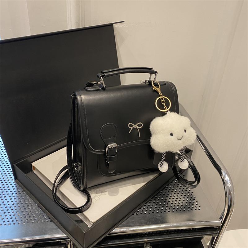 Stylish And Versatile 2024 Retro Korean College Dual Shoulder Bag For Everyday Use