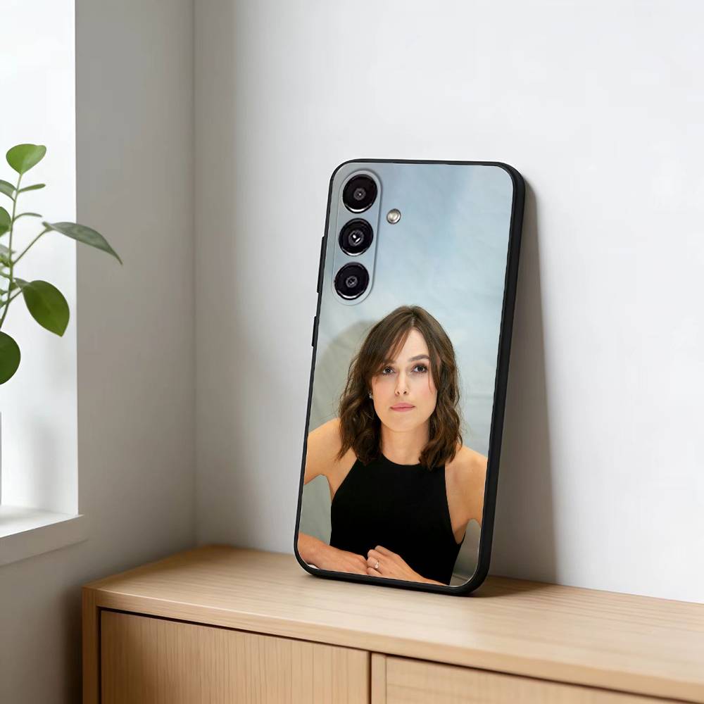 Keira Knightley Phone Case For Samsung Galaxy A20,21s,22,31,32,52,53,72,73,80,91 Soft Black Shell