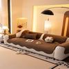 Cream Wind Thickened Flannel Sofa Cushion  New Autumn And Winter Plush Fixed Non-Slip Sofa Cover Cloth