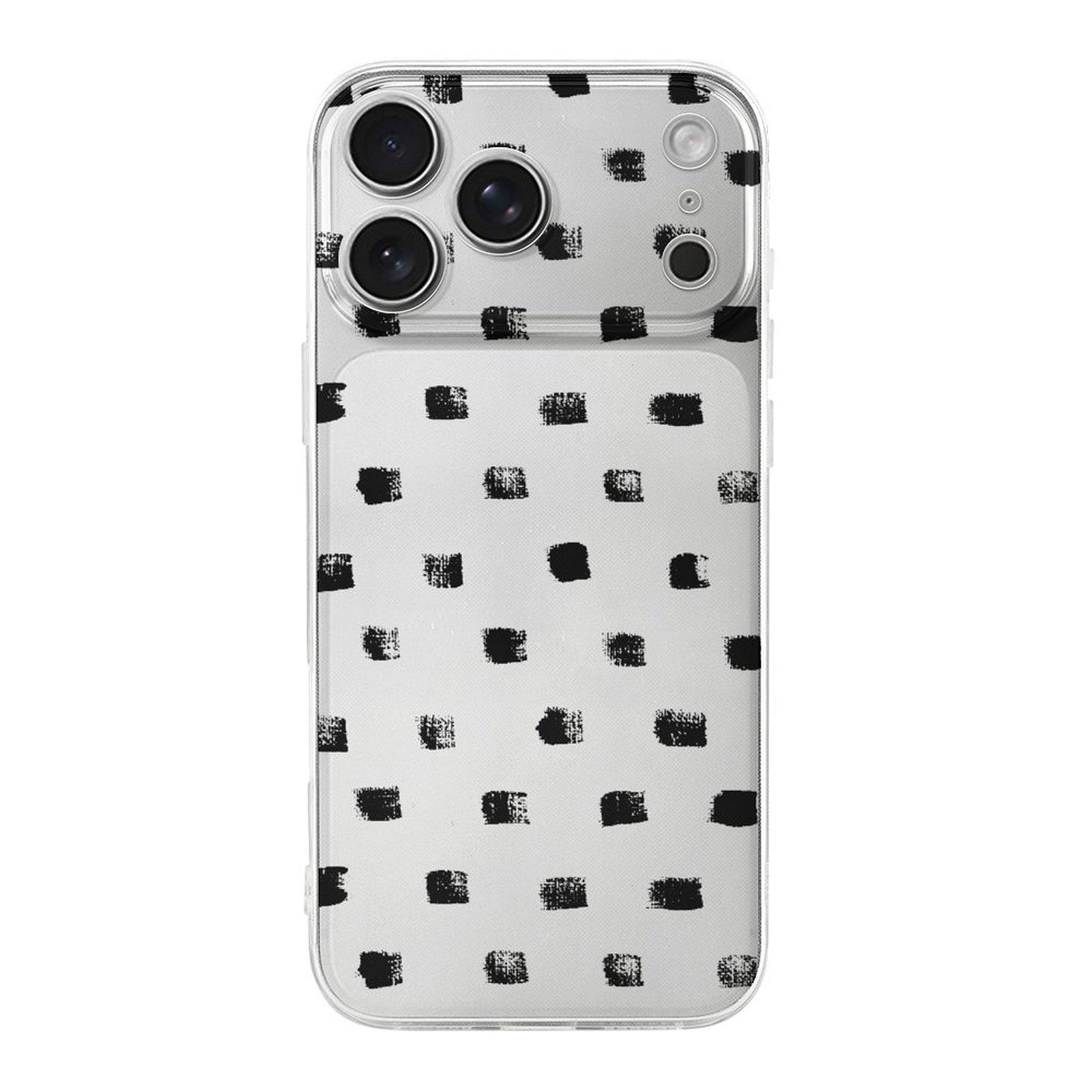 

1 Pack For iPhone 17 Series TPU Phone Case Transparent Slim Anti-Fall Design, Daily Protection IPHONE-17ProMax белый