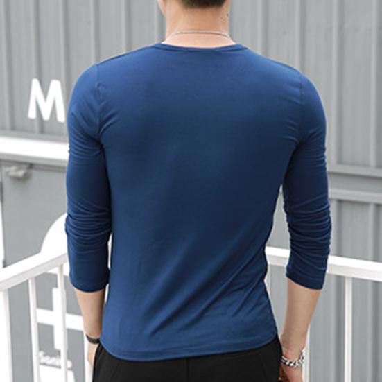 Buy Solid Color Men T-shirt Fashion 