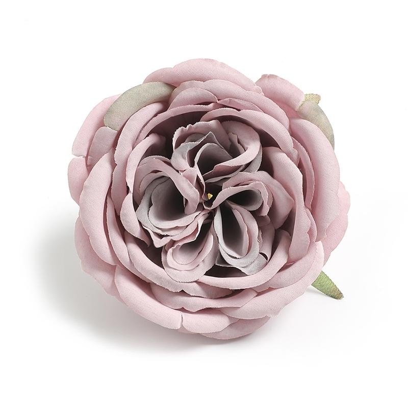 1/2/5Pcs Silk Retro Rose Heads Artificial Flower Decor Wedding Bridal Hairdress Home Party Decoration Fake Flower Wall Accessory