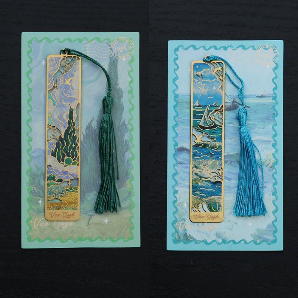 Oil Painting Style Book Marks Exquisite Reading Book Tools New Bookmark  School Supplies