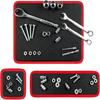Flexible Magnetic Tool Mat - Portable Mechanic Tray Pad Storage Holder for Screws Wrenches & Auxiliary Equipment