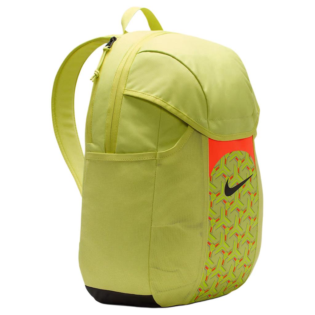 Nike Academy Team Graphic Print Fabric Backpack Unisex Backpack Bright-Lime Orange-Red Black DV0761-383
