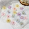 10/20Pcs Chiffon Gauze Artificial Flowers DIY Headwear Wedding Decorations Fake Flowers Clothes Crafts Hairpin Corsage Accessory