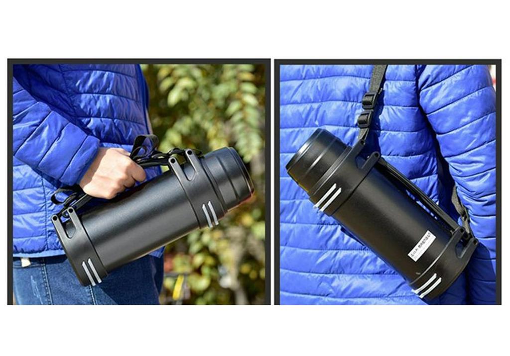 304 Stainless Steel Large Capacity Outdoor Insulated Thermos Flask for Cold Storage and Travel.