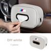 ORWI7 Car Seat Back Tissue Box Leather For BMW X1 X3 X5 X6 X7 E38 E46 E70 E90 F15 F30 G20 G30 1 3 5 6 7 Series Auto Armrest Napkin Bag