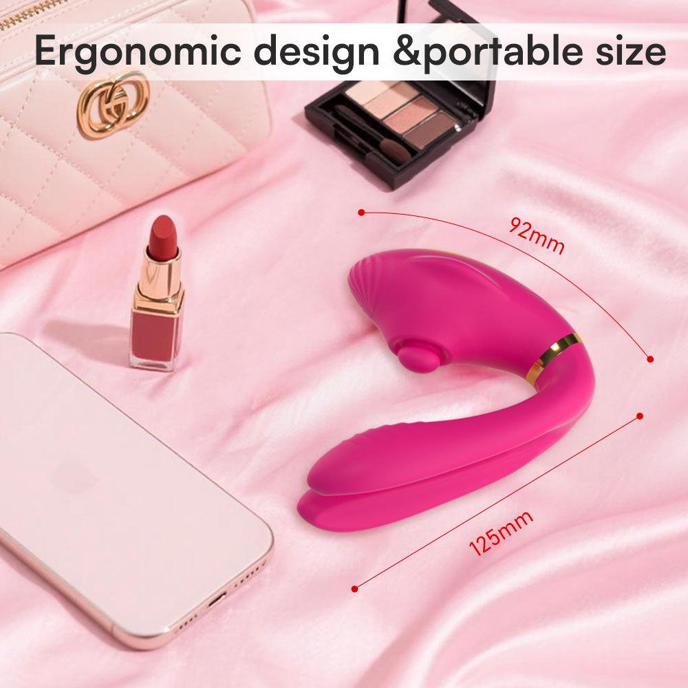 APP Vibrator Double Beat Double Vibration Vaginal Massager Clitoral Stimulator Multi-frequency Conversion Adult Woman Sex Toy