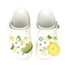 Crocs Classic Platform Clog BNK Sour Lemon Dream Star Summer French Line Girly Sweet Cool Hole Shoes Women's Green & White