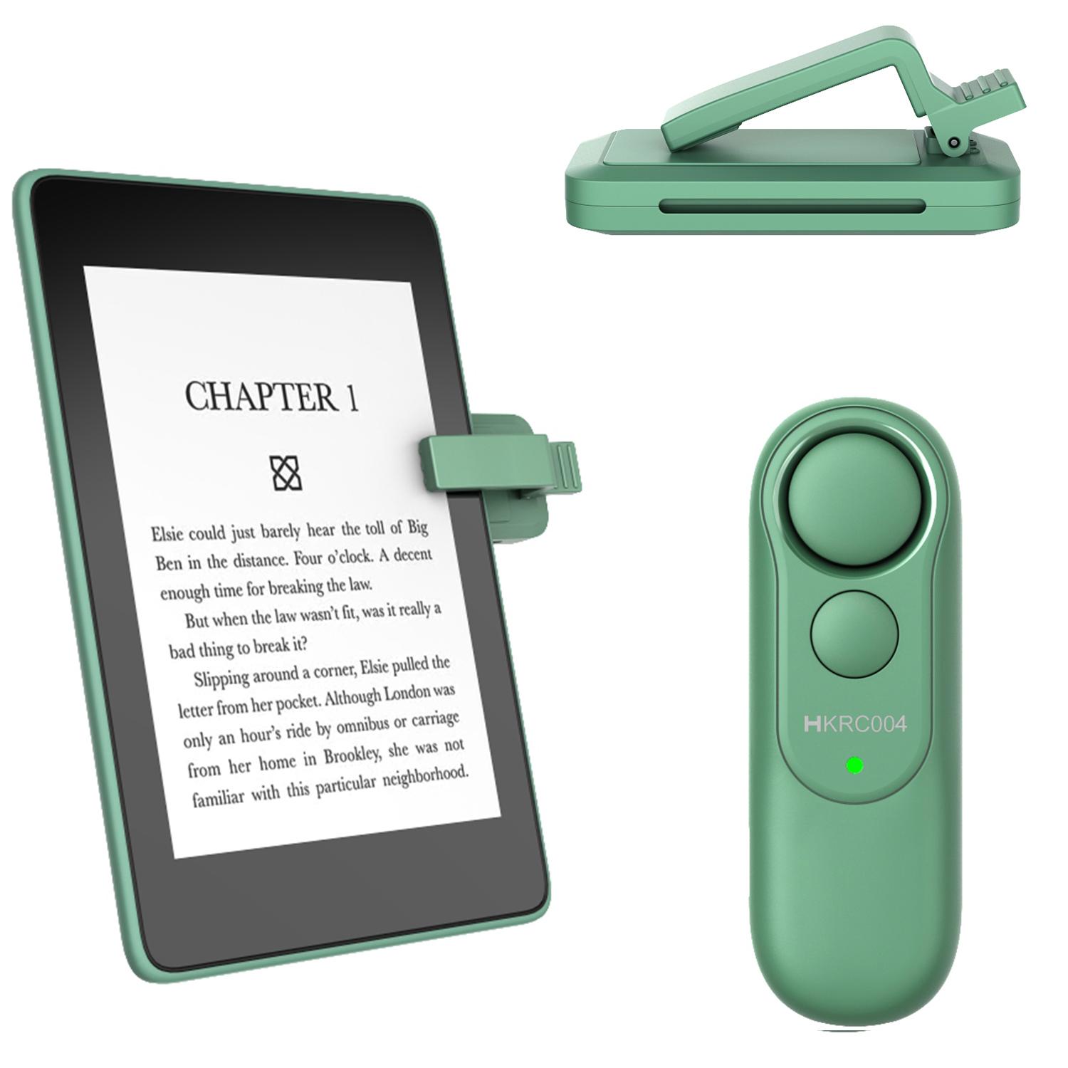 

RF Remote Control Page Turner Page Turner Clicker Phone Camera Camcorder Remote Controls for Tiktok for Kindle Accessories зелёный