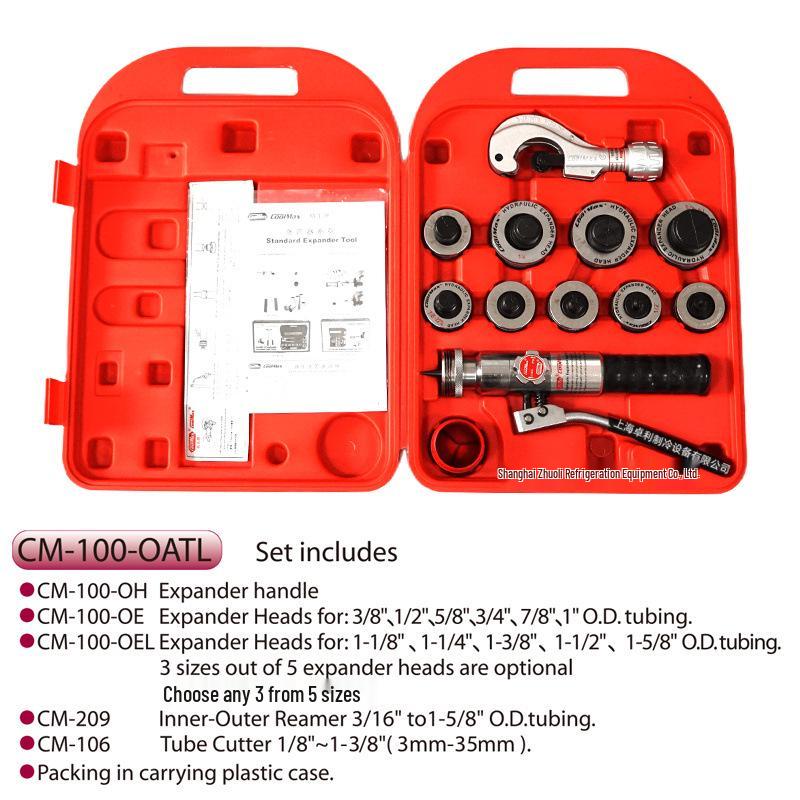 Taiwan GeMe COOLMAX Hydraulic Tube Expander CM-100-OATL/CM-200-OMTL Tool