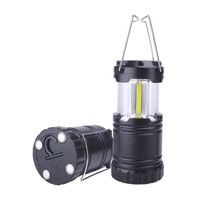 Wason Hot Sale COB ultra Bright Pop up Lantern Outdoor Portable Hanging Collapsible Camping Light with Magnetic Base and Hook