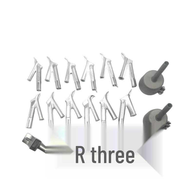 Čtyřdílná sada svařovacích trysek z PVC: Tvaru Y, Trojúhelníkový, Multispec, Nerezová ocel 304 pro horkovzdušnou pistoli