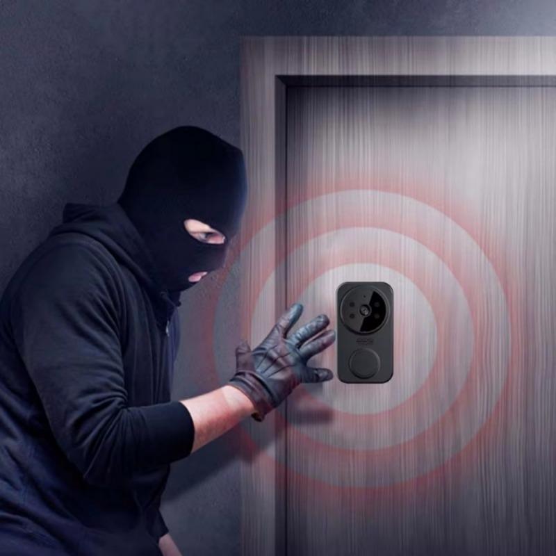 Outdoor home wifi wireless video doorbell with wifi camera uk waterproof and monitor