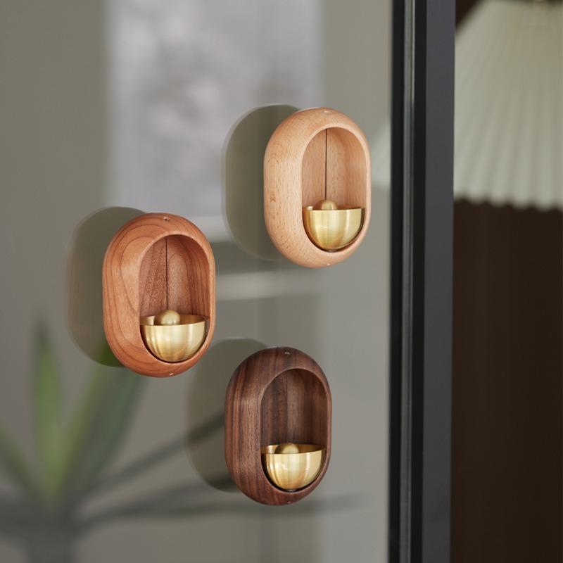 

Wireless Wooden Wind Chime Doorbell, Serene Entryway Door Decor, Lovely Valentine s Day Gift for Home Door Adornment United States