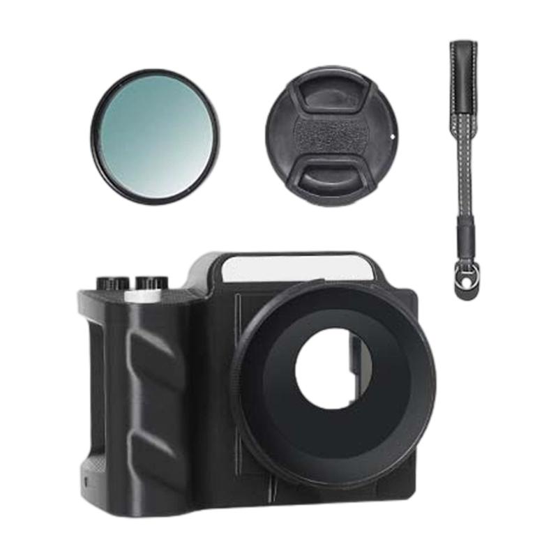 

Ergonomic Camera Grip For Portable Camera Easy Mounting No Obstructive Screen Design Build In Filter Rotating Mechanism 1