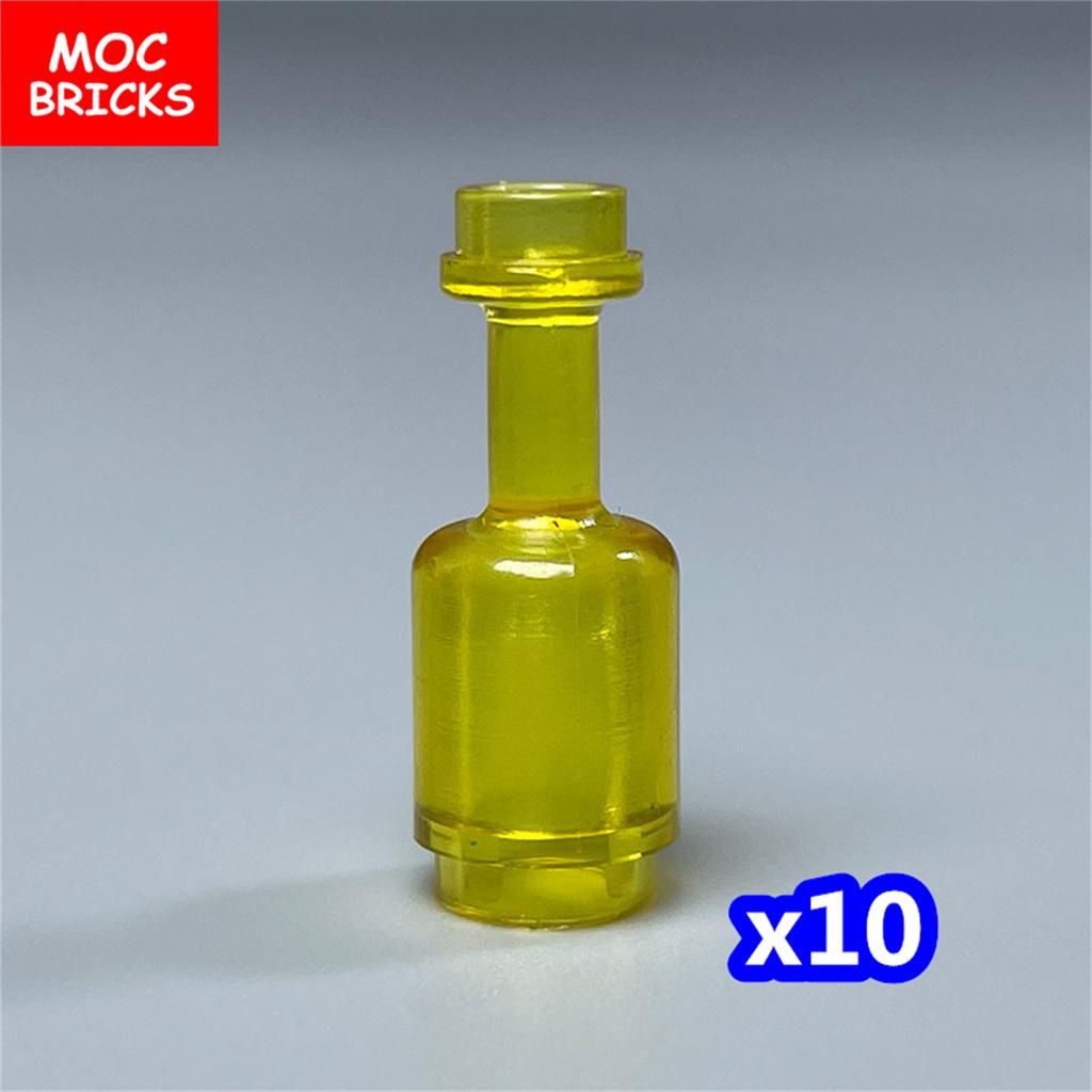 MOC Bricks DIY City Figures Parts Wine Drink Bottle Cup Building Block Mini Printed Bricks 95228 Supermarket Friends Toys