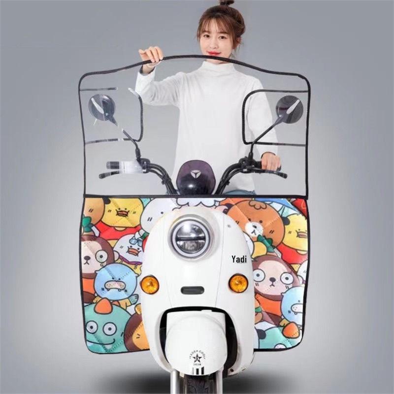 Portable Electric Vehicle Sunshade: Detachable Canopy for Battery Car Windshield Standard