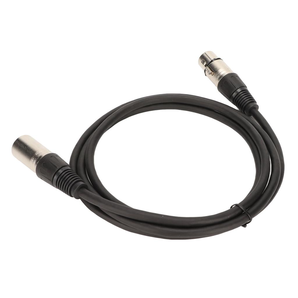 XLR Stecker auf Buchse Mikrofonkabel 1,5 Meter Plug and Play Klarer HiFi-Sound Kabel für KTV-Lautsprecher Heimkinos