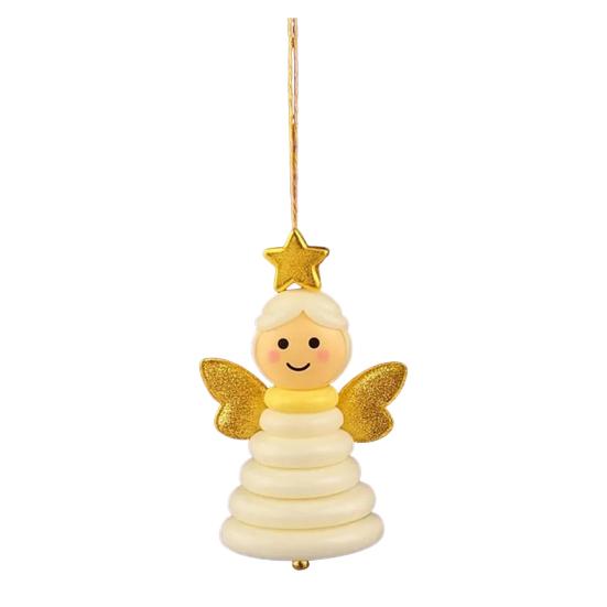 Yousheng DIY Button Christmas Ornament Kit Christmas Buttons Ornament Making Set Hand-Assembled Snowman/Santa/Angel Button Crafts for Xmas Tree