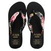 Women's Bohemian Satin Strap Platform Beach Slippers