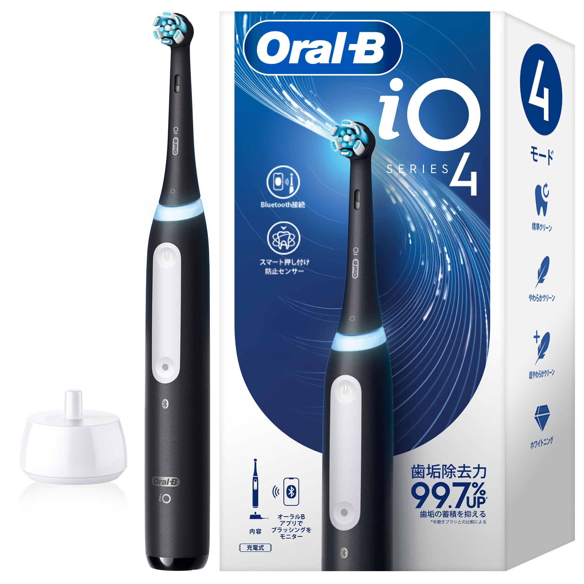 

Braun iO4 Electric Toothbrush Basic Oral Care Including Whitening iOG41B60BK Oral-B [Classic Model] - чёрный