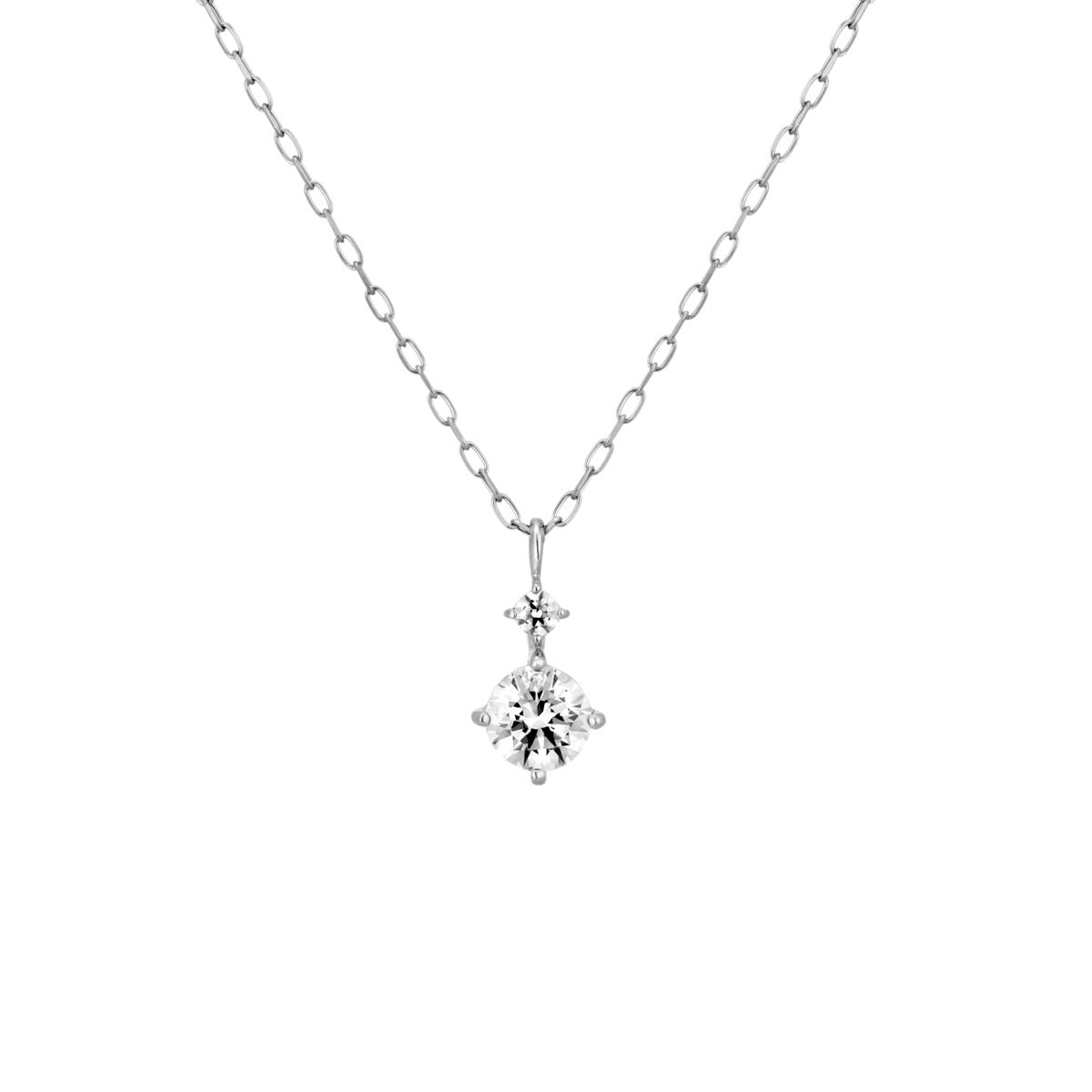 K10 White Gold Necklace 151736123226 canal4℃ (Canal 4℃) (WG)