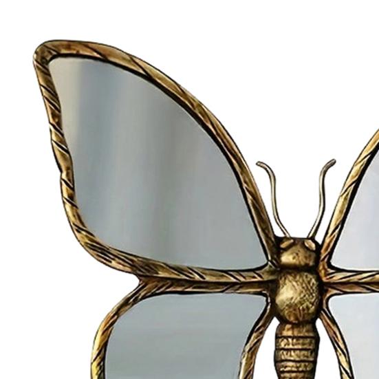 Oglindă de perete Design Libelule Fluturi Sculptură Decorativă Sufragerie Dormitor Hol Funcțională Reflectivă Artă Decor Acasă