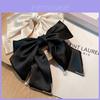 Butterfly Bow Hair Clip Spring Clamp With Pearl Accents For Women And Girls