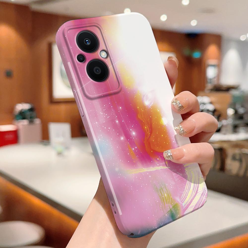 Komplexní filmový kryt na telefon s kresleným módním designem, tvrdý plášť s plným krytem, ​​nárazuvzdorný fotoaparát, ochranný kryt pro OPPO Realme OnePlus Infinix Tecno