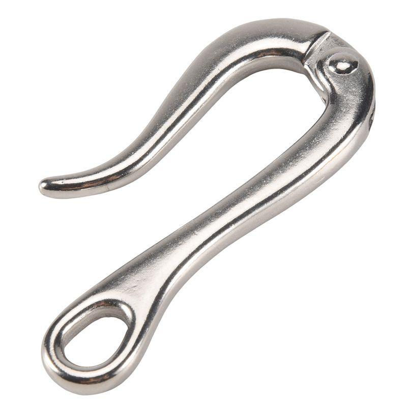 SXR-100Mm Pelican Hook & Eye With Quick Release Link Stainless Steel 316 Marine Boat Hardware