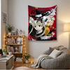 Soul Eater Tapestry, Death Scythe Witch Black Cat Uniform Theme Tapestry, Anime Bedroom Wall Decor Tapestry Flat Print
