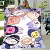 1pc Blanket Kpop Print Design, Lightweight Blanket for Sofa, Bed- Soft &Warm, Gift for All Seasons like Christmas, Halloween