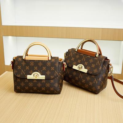 Hochwertige bedruckte Umhängetasche Damen Sommer Neu Nischen Design Tragbar Kleine quadratische Tasche Pendeln Große Kapazität Schultertasche