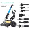 60W Adjustable Temperature Electric Soldering Iron with Switch - US Standard Solder Pen Kit for Home Repair