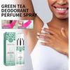 Green Tea Underarm Deodorant Spray, Natural Green Tea Antiperspirant Underarm Toner, Green Tea Whole Body Deodorant Spray