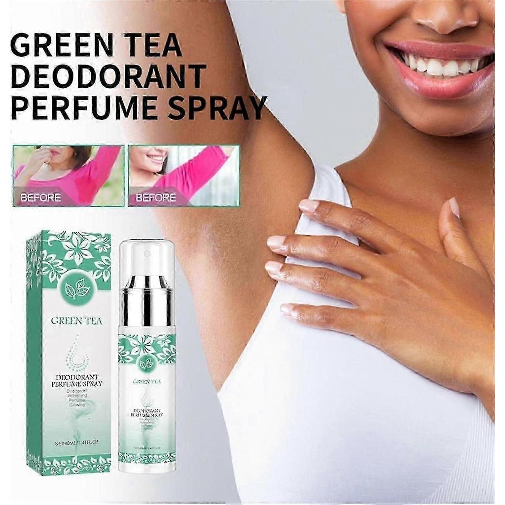 Green Tea Underarm Deodorant Spray, Natural Green Tea Antiperspirant Underarm Toner, Green Tea Whole Body Deodorant Spray