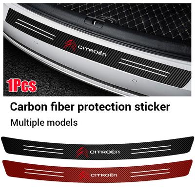 1 Stück Auto Heckstoßstange Kofferraum Kratzschutz Aufkleber Für C1 C2 C3 C4 Picasso C4L C-ELYSEE Xsara Cactus C6 Berlingo