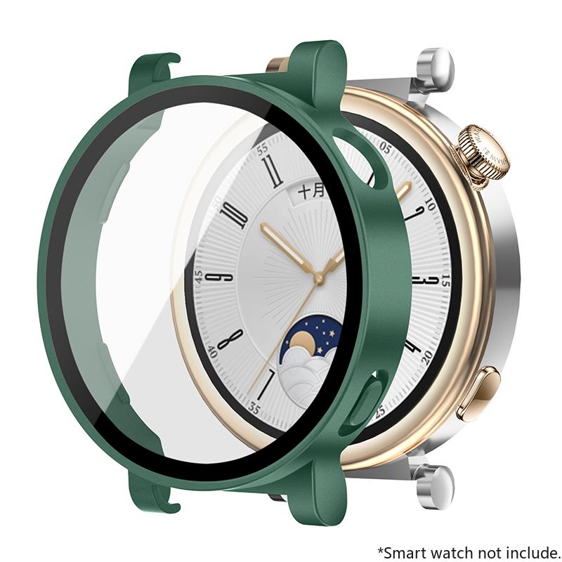 Tempered Glass+Case For Huawei Watch GT4 46mm 41mm Full Coverage Bumper Screen Protector Cover For Huawei Watch GT4 Accessories