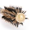 Portable Anion Anti static Round Hair Comb Salon Styling Brush Gold & Black (25mm)