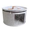 Scatola Porta Cappelli 1 Pezzo Scatola da Viaggio per Cappelli Grande Custodia Portacappelli Rotonda Organizer o Organizer per Cappelli da Cowboy da Donna Scatole Pieghevoli per Cappelli da Viaggio