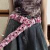 Harajuku Retro Y2k Belt Adjustable Trouser Decoration Casual Jeans Waistband  Fluffy Waist Belt