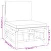 Vidaxl 4-Cz. Garden Furniture Set, Dark Grey Cushions, Bamboo